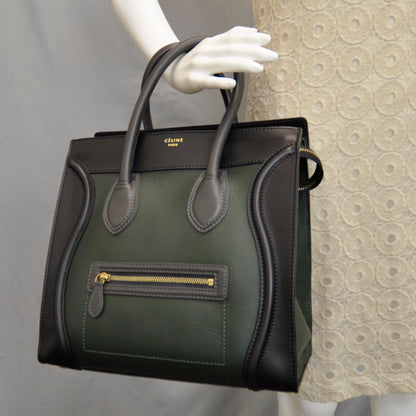 Celine Smooth Calfskin Mini Luggage Bag Tri-Color 2 of 11