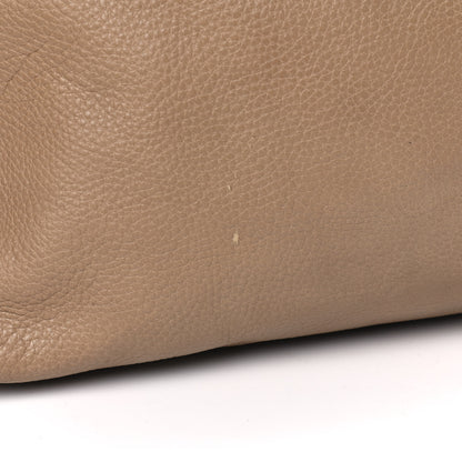 Gucci Pebbled Calfskin Large Soho Chain Shoulder Bag Nude 14 of 21