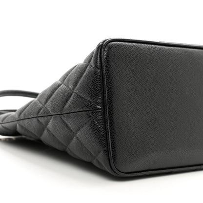 Chanel Caviar Quilted Medallion Tote Black 9 of 10