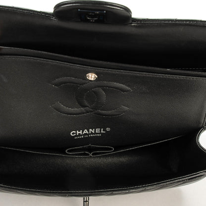 Chanel Lambskin Chevron Medium Double Flap So Black 5 of 9