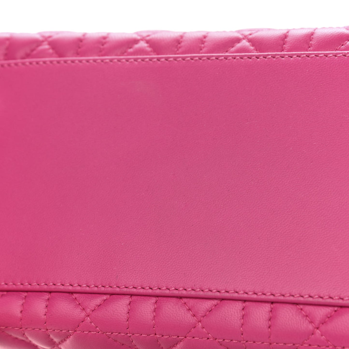 Lambskin Cannage Medium Lady Dior Pink