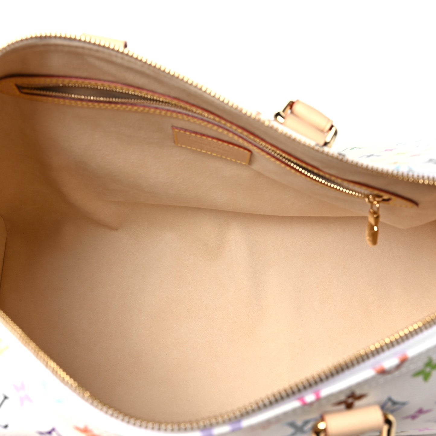 LV X TM Monogram Multicolor Keepall Bandouliere 45 White