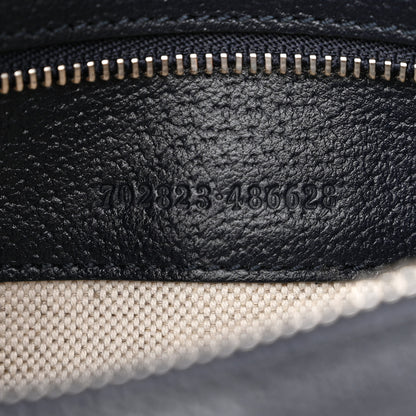Gucci GG Supreme Monogram Textured Calfskin Web Large Attache Shoulder Bag Beige Blue 7 of 10