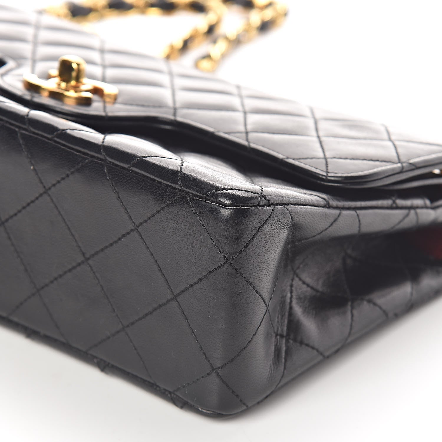 Chanel Lambskin Quilted Small Double Flap Black 11 of 11