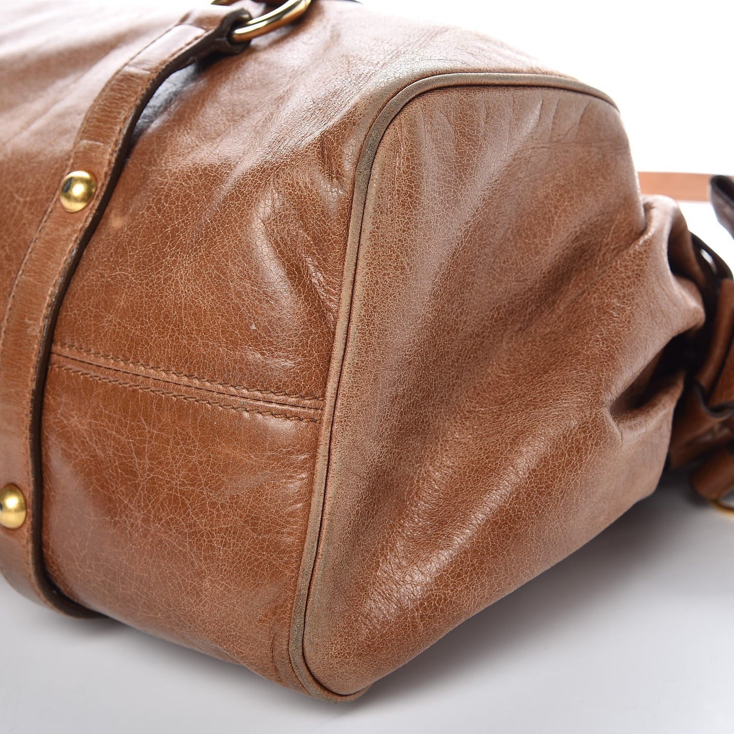 Vitello Lux Medium Bow Bag Palissandro