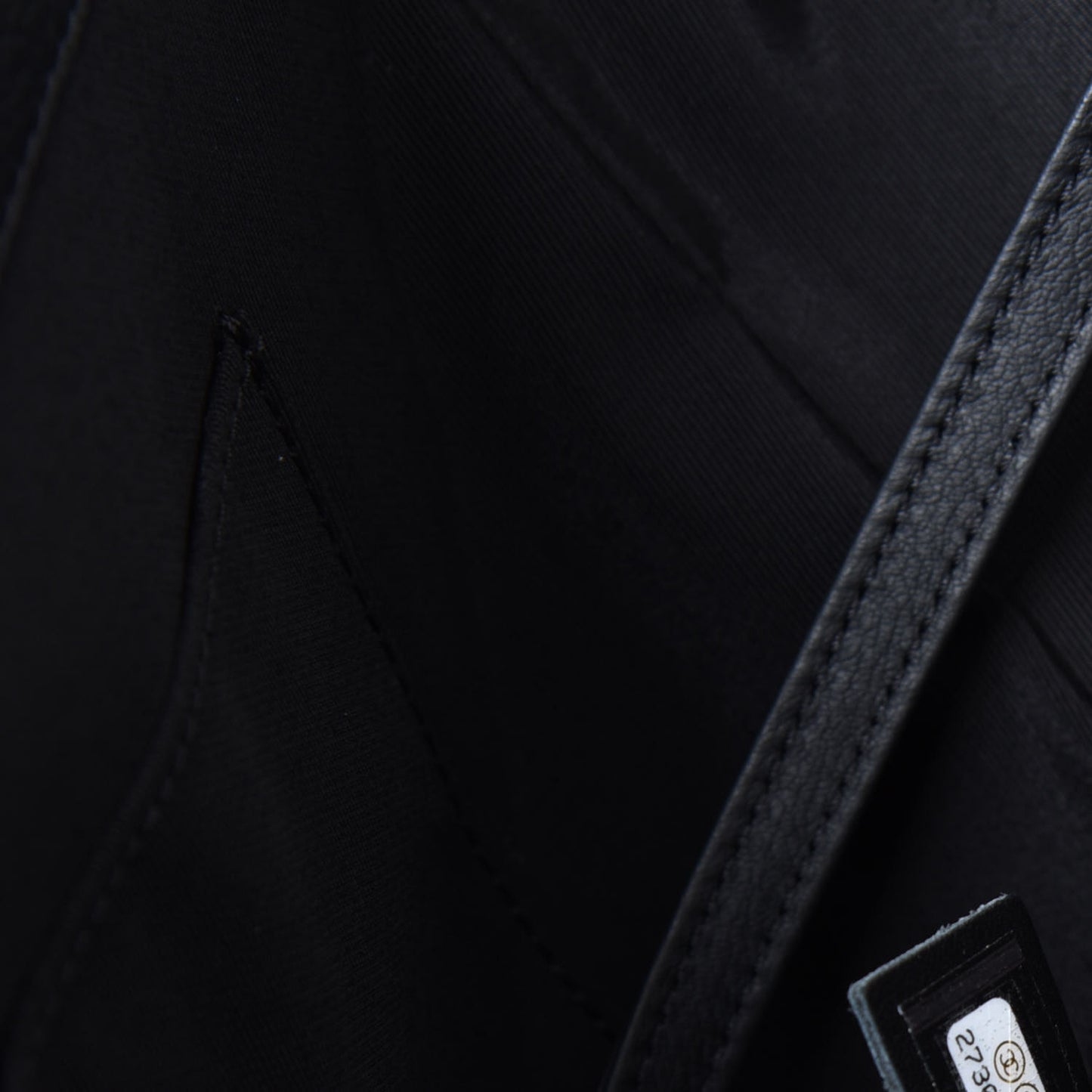 Bullskin Stitched Large Shopping Bag Black