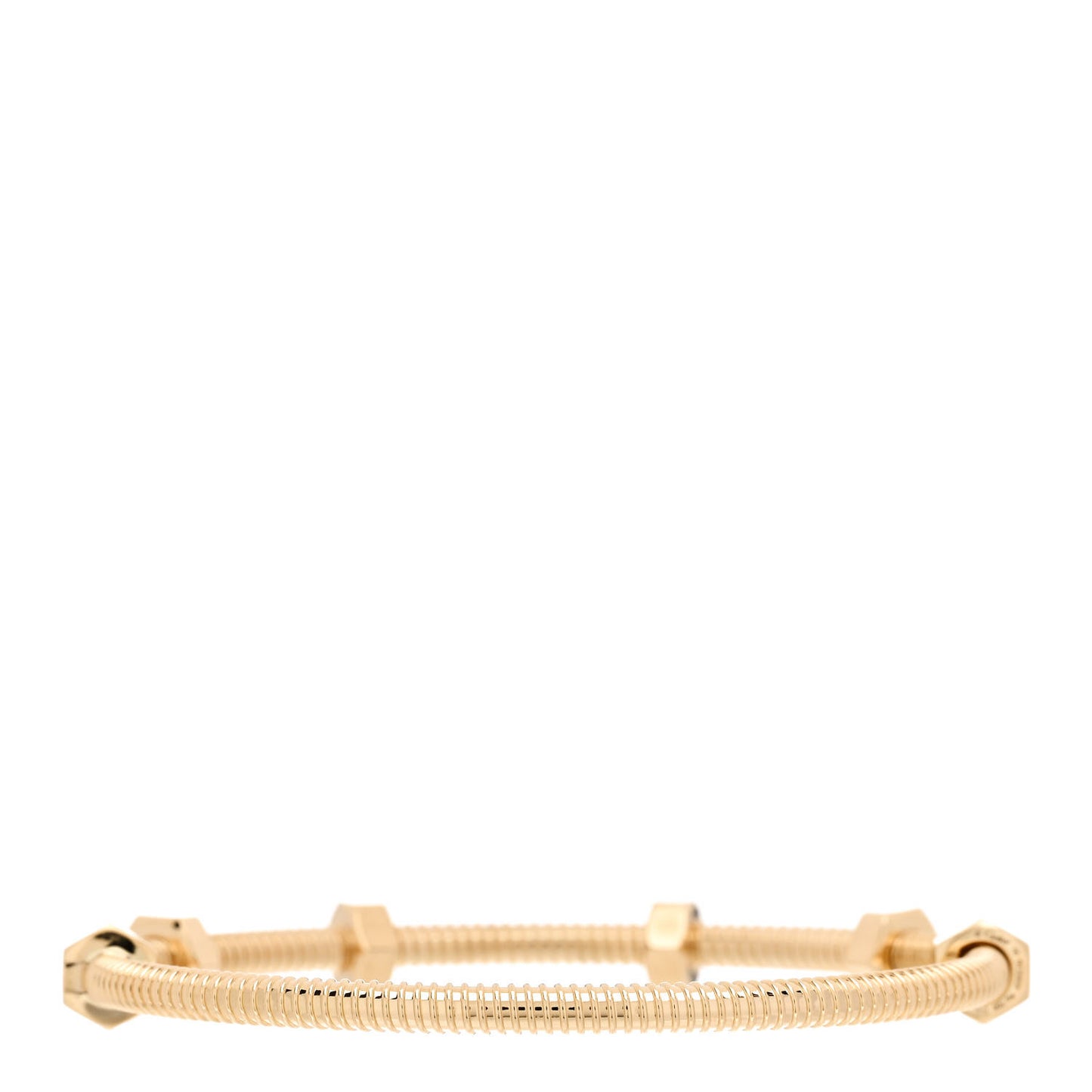18K Yellow Gold Ecrou de Cartier Bracelet 16