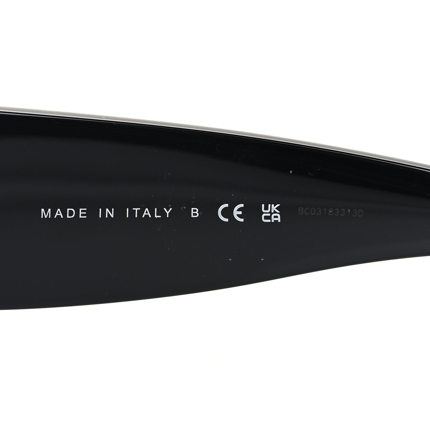 Acetate Rectangle Sunglasses 5435 Black
