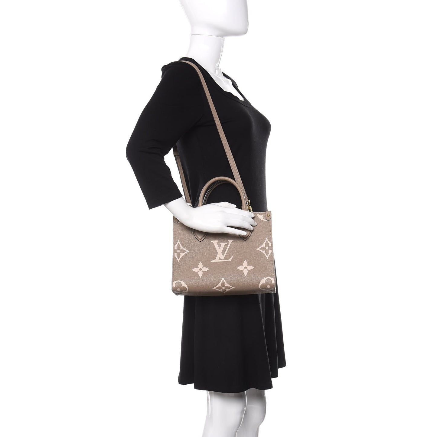 Empreinte Monogram Giant Onthego PM Tourterelle Creme