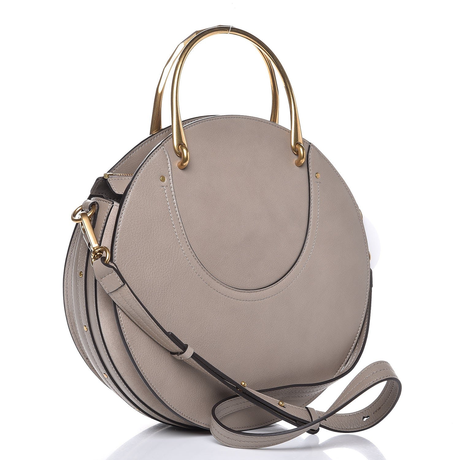 Chloe Calfskin Suede Medium Pixie Bag Motty Grey 4 of 10