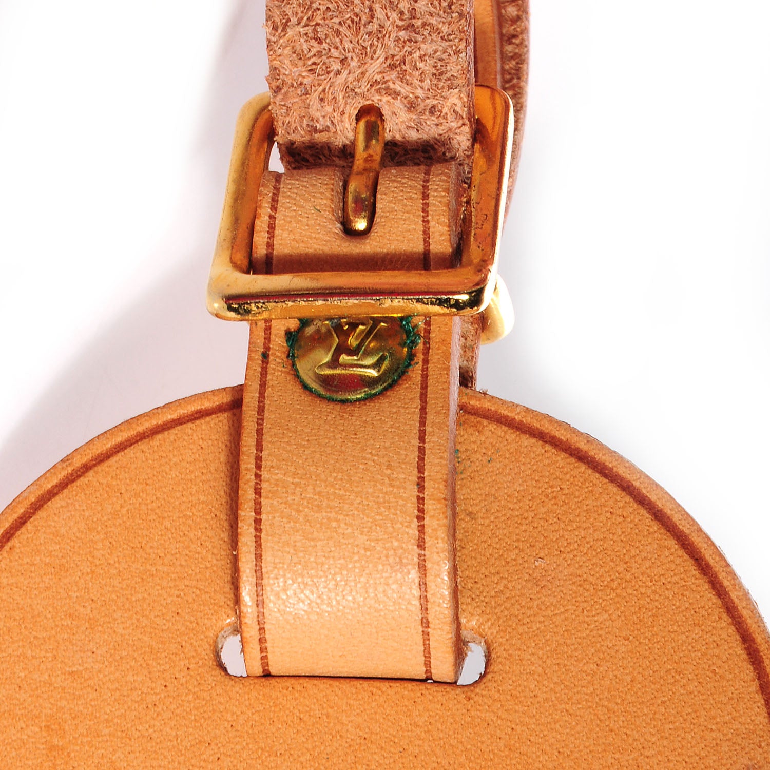 Louis Vuitton Vachetta Leather Luggage Tag 10 of 11