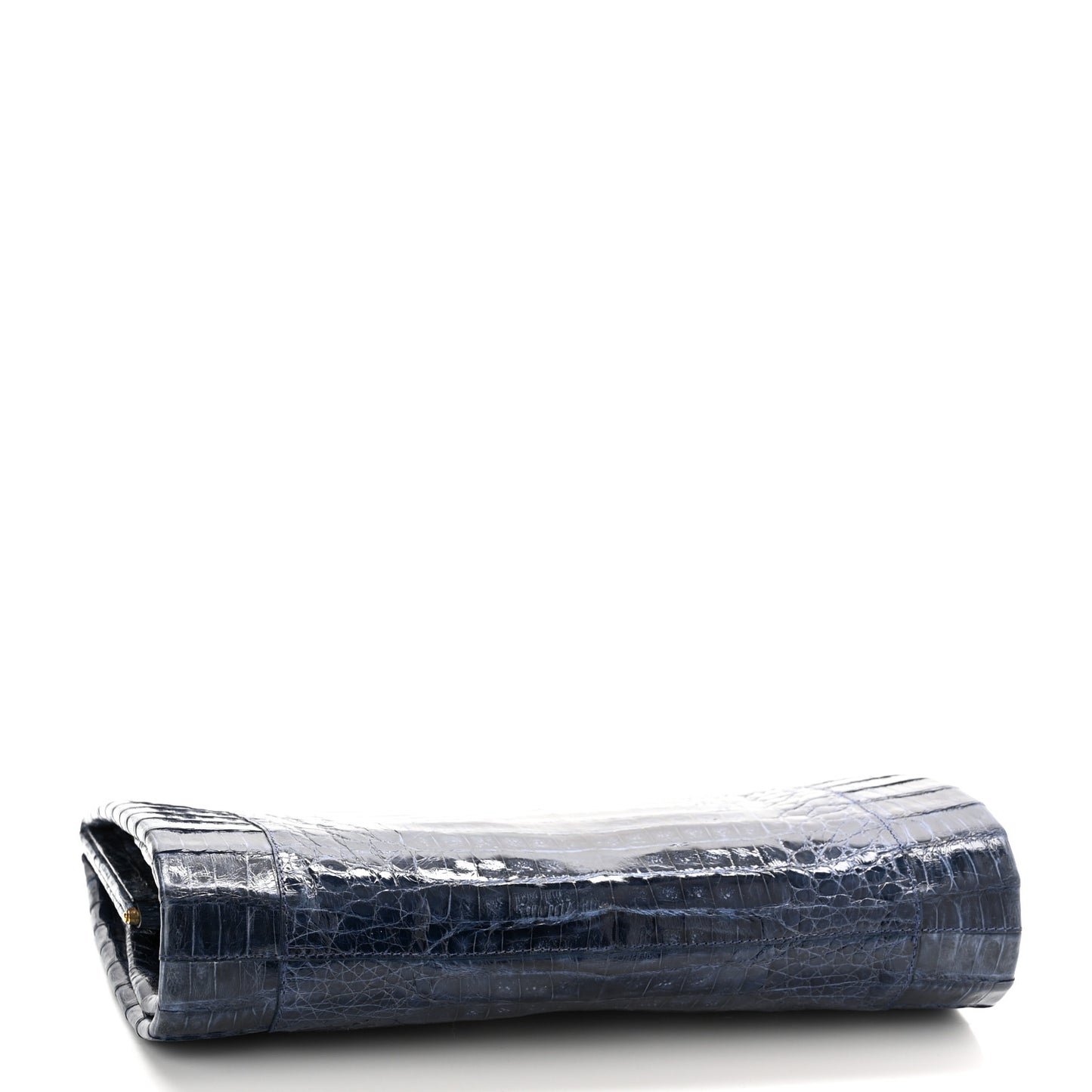 Crocodile Clutch Blue