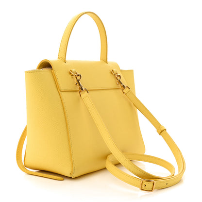 Celine Grained Calfskin Nano Belt Bag Citron 3 of 16
