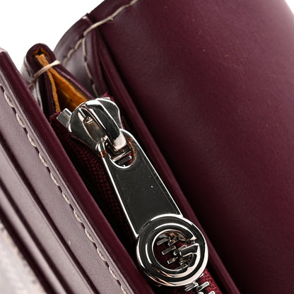 Goyard Goyardine Varenne Long Wallet Burgundy 8 of 8