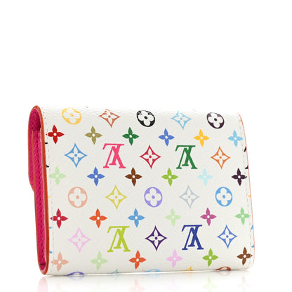 Louis Vuitton LV X TM Monogram Multicolor Rosalie Coin Purse White Kawaii Pink 3 of 7