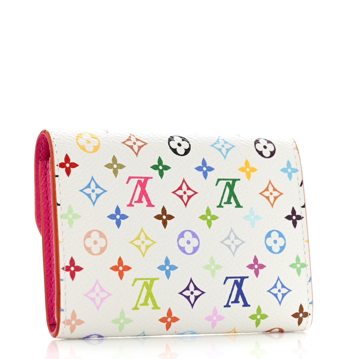 Louis Vuitton LV X TM Monogram Multicolor Rosalie Coin Purse White Kawaii Pink 3 of 7