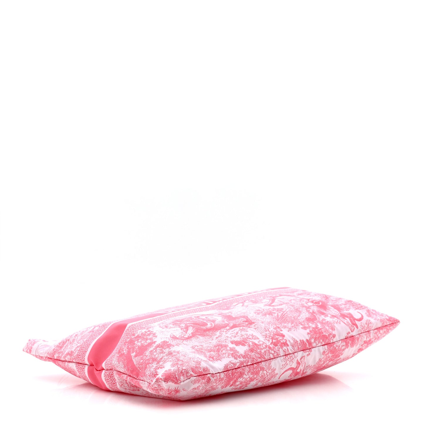 Canvas Toile De Jouy Diortravel Zipped Pouch Pink