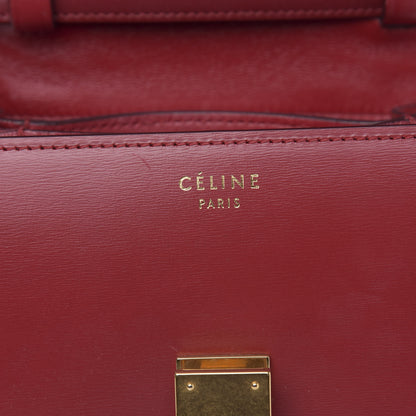 Celine Box Calfskin Small Classic Box Flap Bag Red 6 of 12