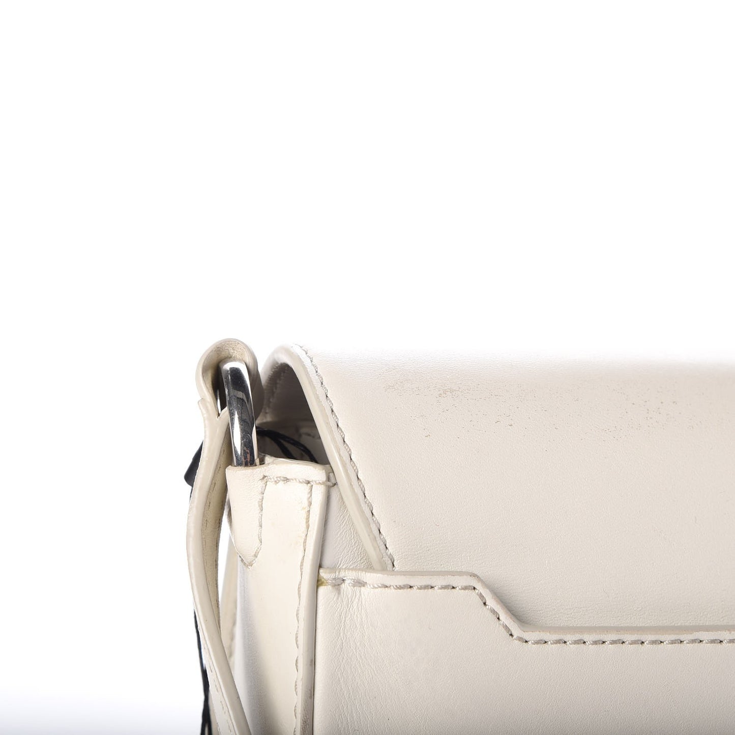 Calfskin Small Lia Sling Milk Rhodium Hardware
