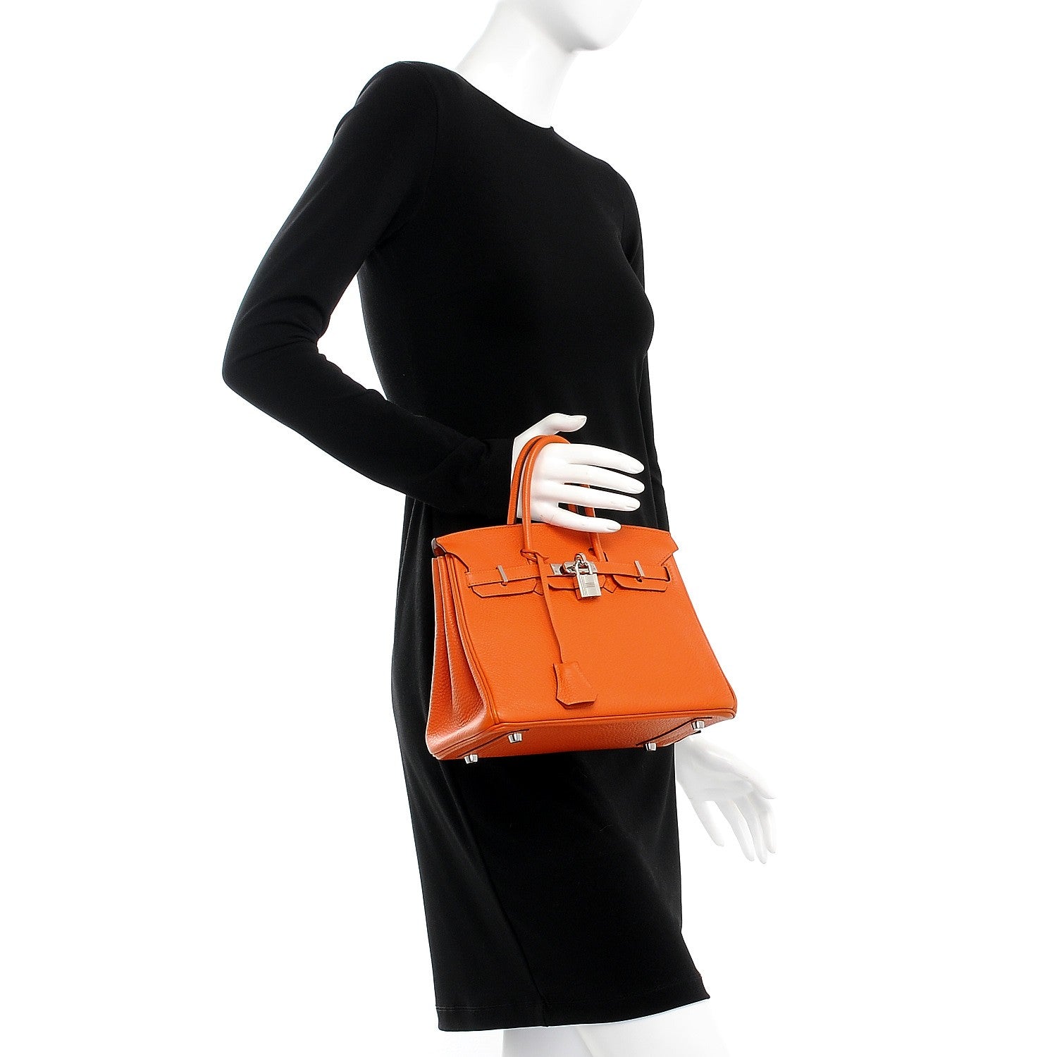 Hermes Togo Birkin 25 Orange 2 of 30