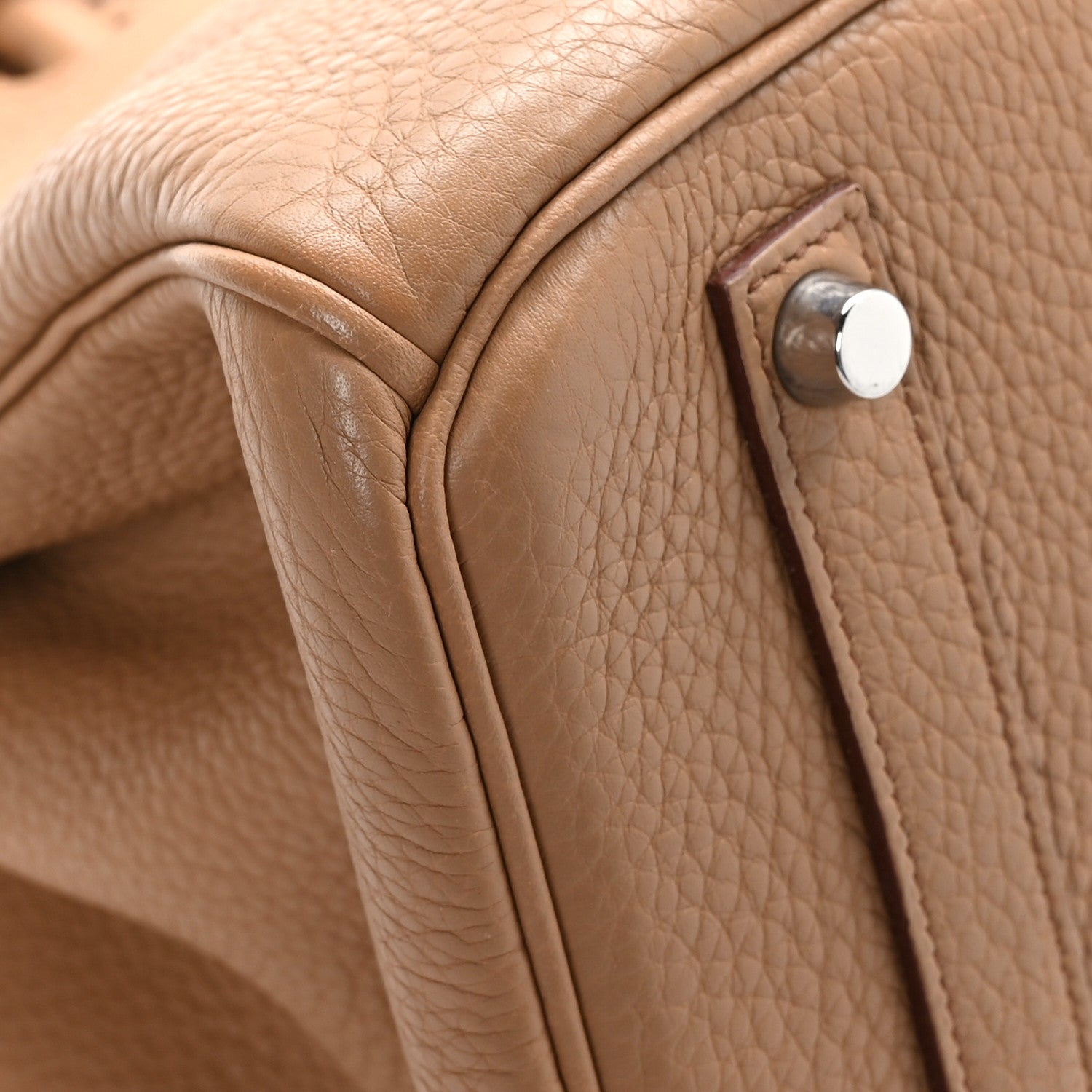 Hermes Taurillon Clemence BIRKIN 35 Camel Tabac 9 of 13