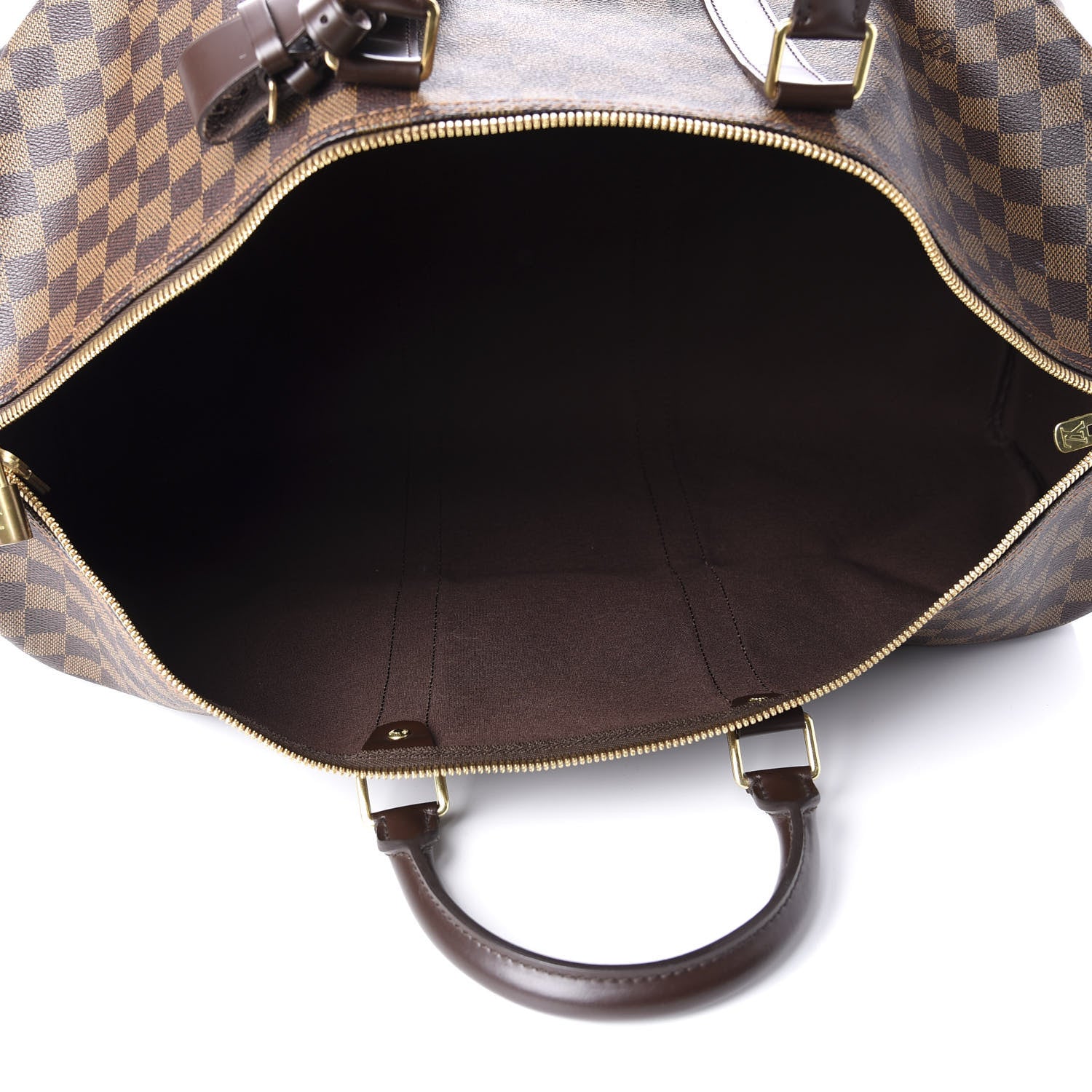 Louis Vuitton Damier Ebene Keepall Bandouliere 55 4 of 10