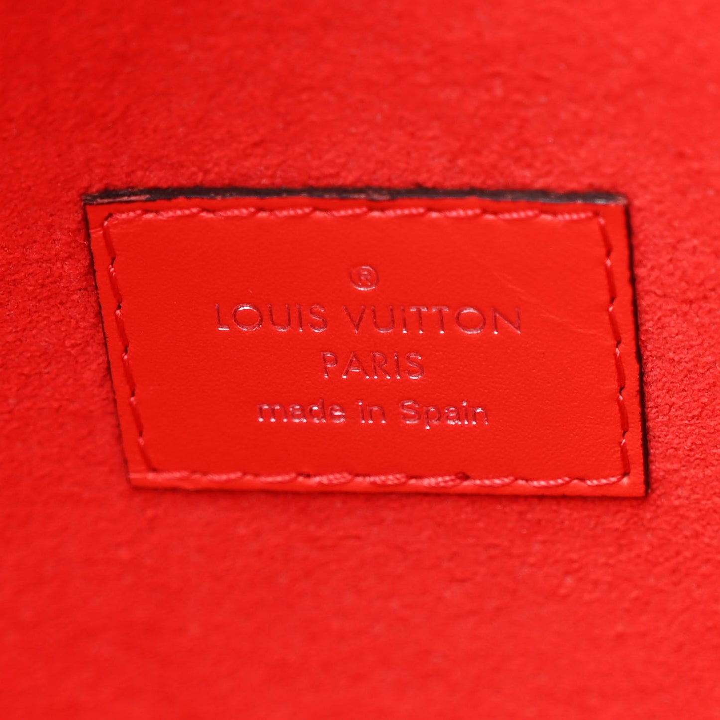 Epi Neverfull MM Indigo Coquelicot