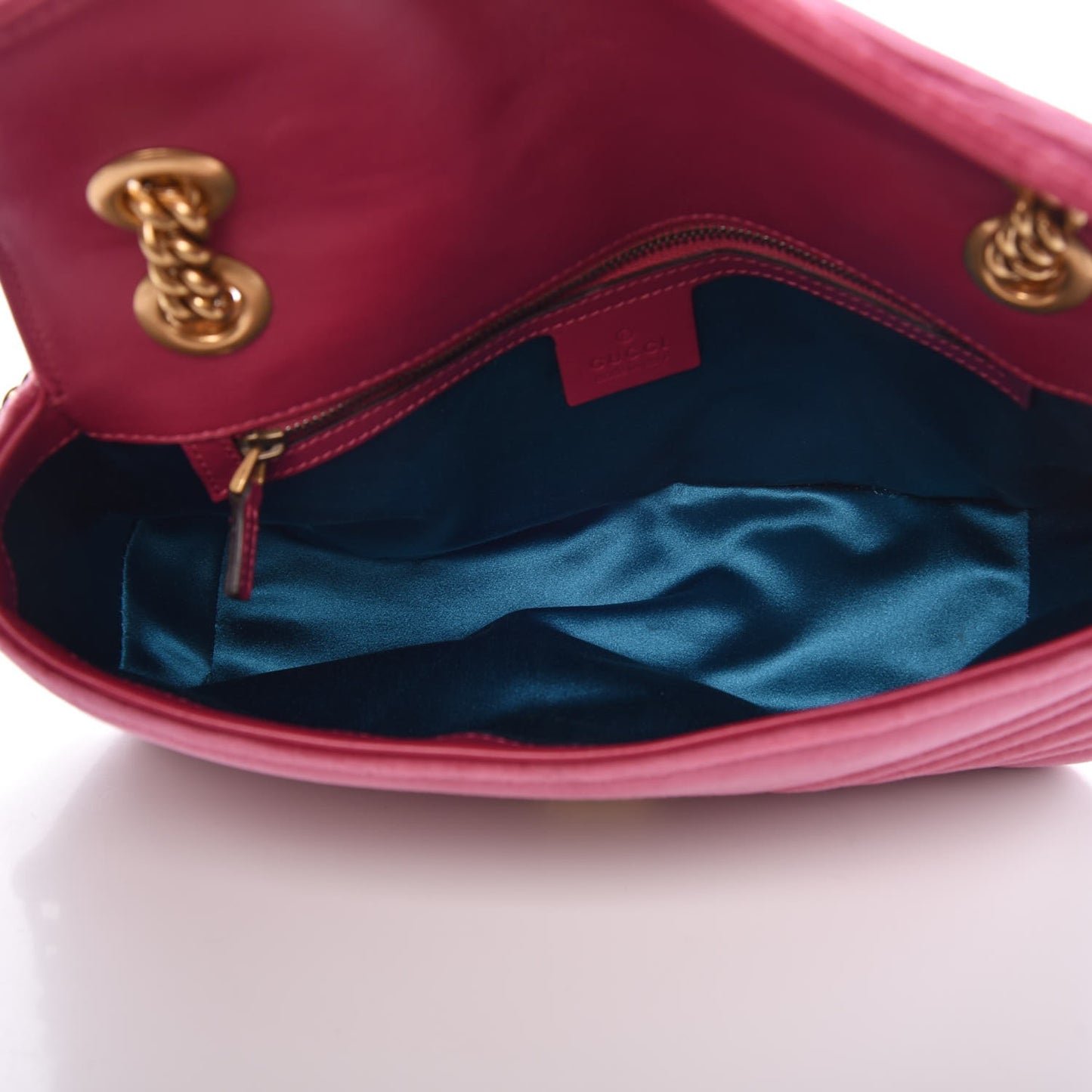 Velvet Matelasse Small GG Marmont Shoulder Bag Light Raspberry Rose