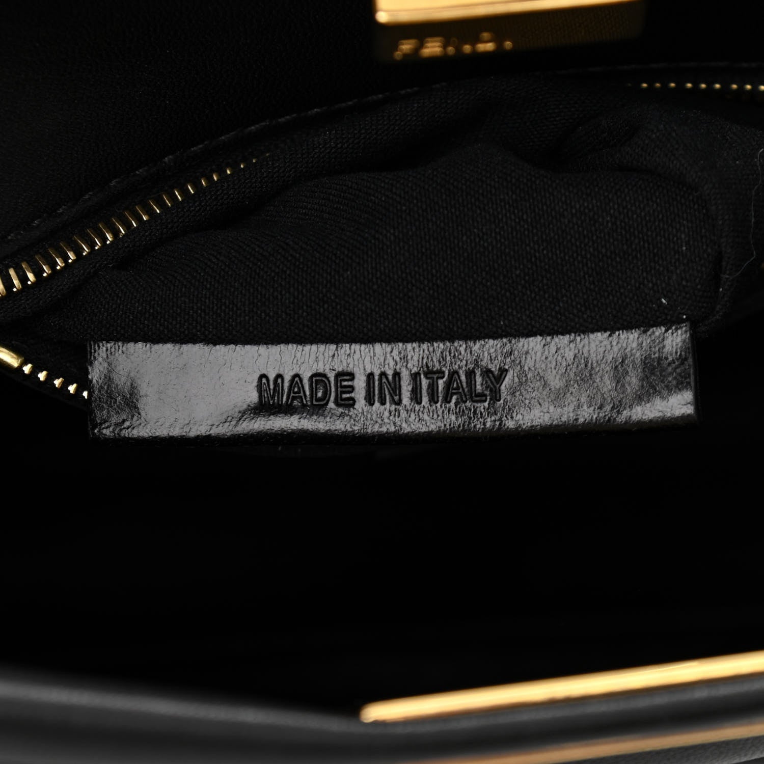 Fendi Nappa Mini Peekaboo Iconic Satchel Black 8 of 12