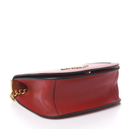 Prada City Calfskin Pionniere Saddle Bag Fuoco 4 of 9