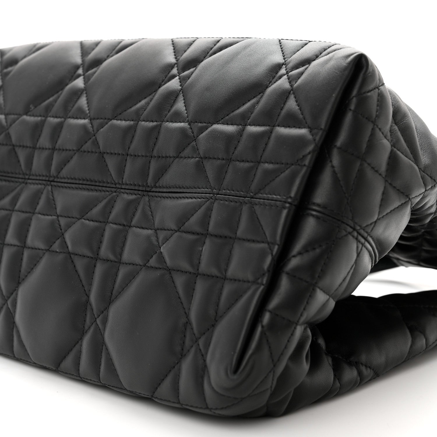 Christian Dior Calfskin Macrocannage Medium Toujours Black 11 of 13