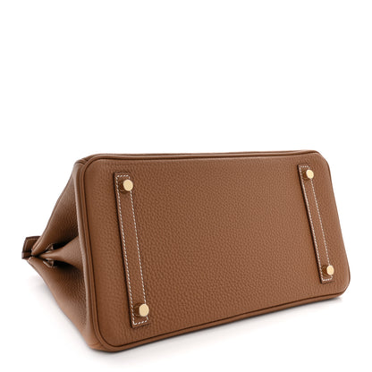 Hermes Togo Birkin 25 Gold 4 of 11