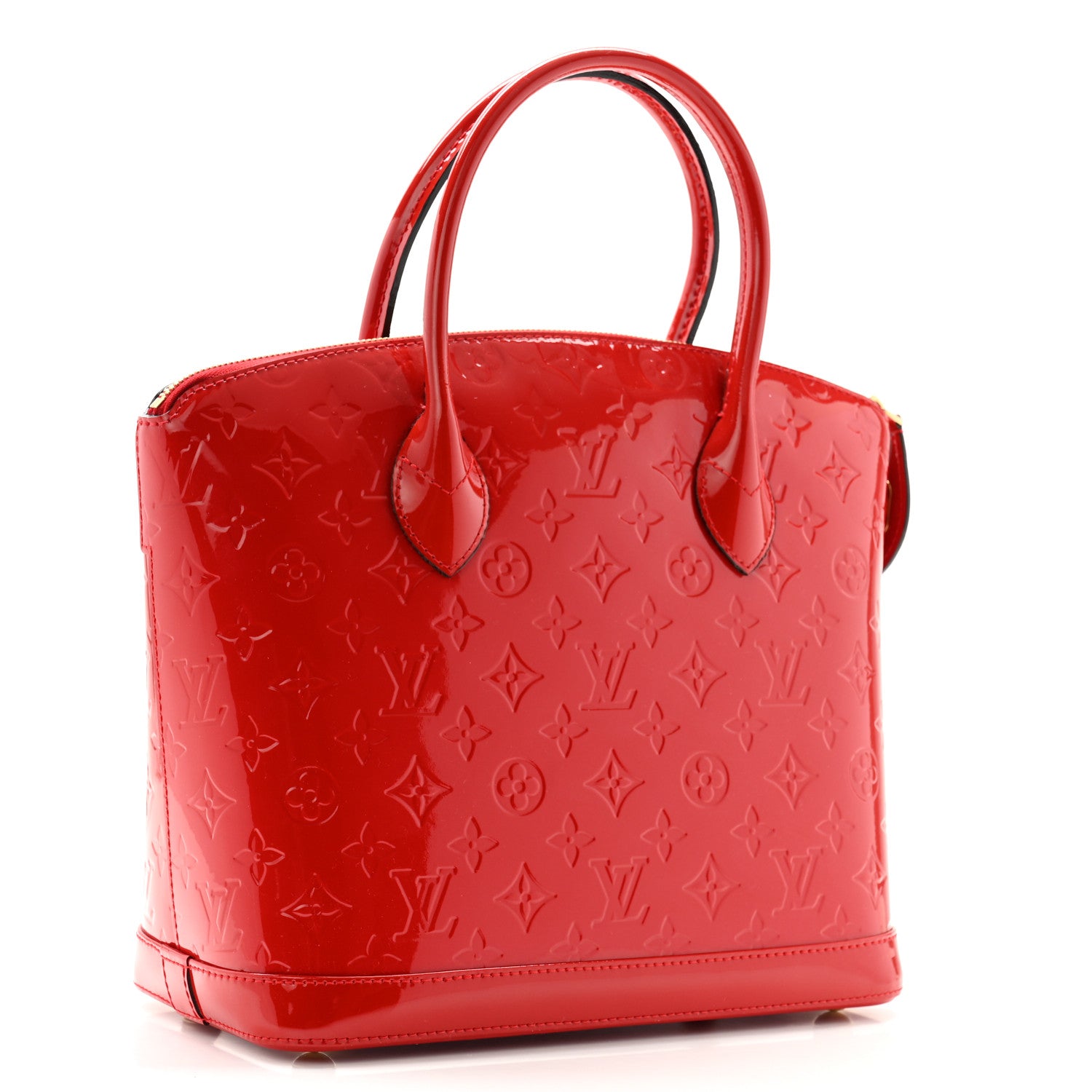 Louis Vuitton Vernis Lockit PM Cherry 2 of 9