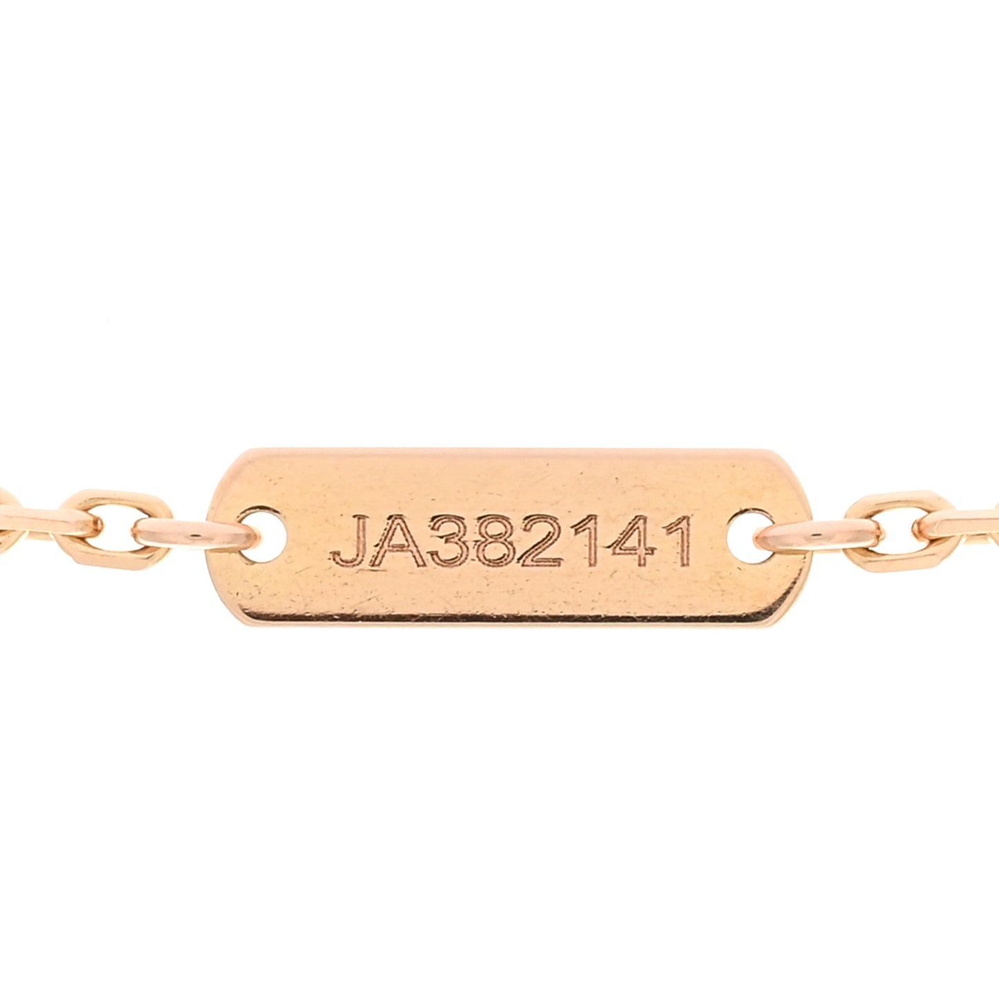 18K Rose Gold Vintage Alhambra Pendant Necklace