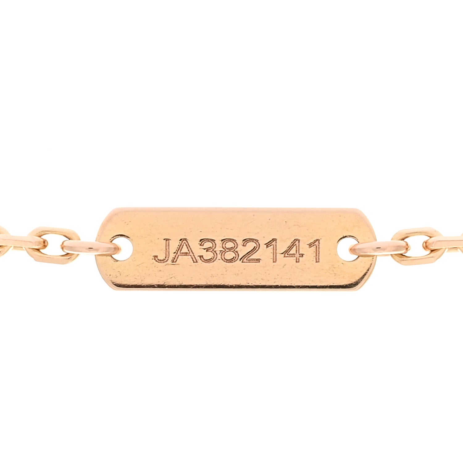 Van Cleef & Arpels 18K Rose Gold Vintage Alhambra Pendant Necklace 4 of 6