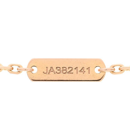 Van Cleef & Arpels 18K Rose Gold Vintage Alhambra Pendant Necklace 4 of 6