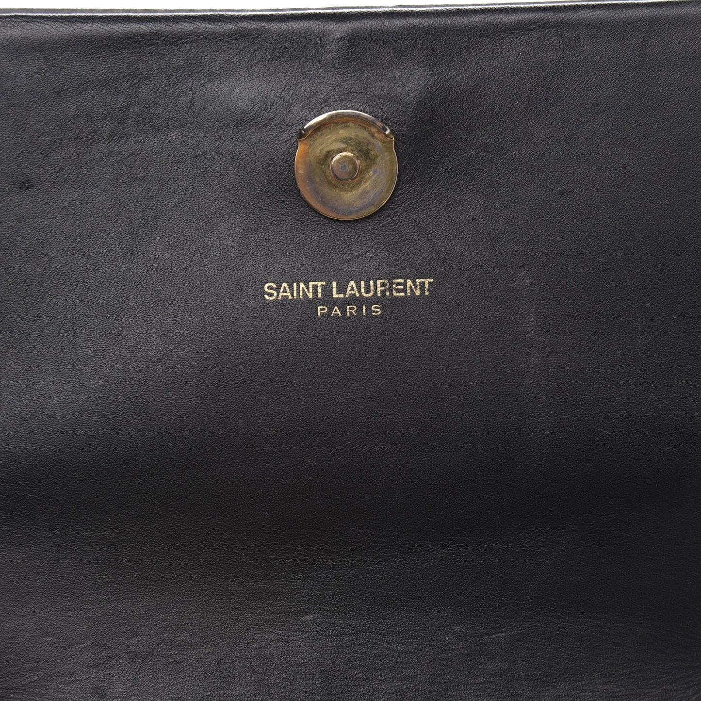 Calfskin Small Classic Monogram Kate Tassel Satchel Black