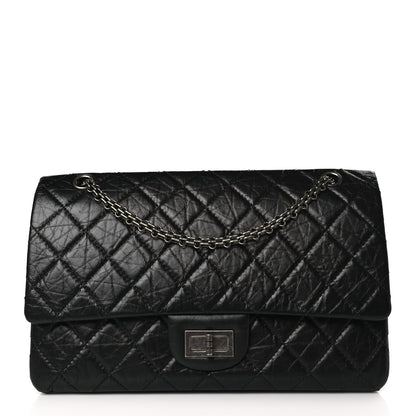 Chanel Aged Calfskin Quilted 2.55 Reissue 226 Flap Black 1 of 9