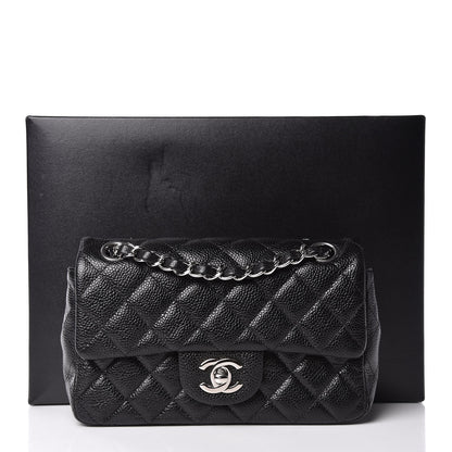 Chanel Caviar Quilted Mini Rectangular Flap Black 12 of 12