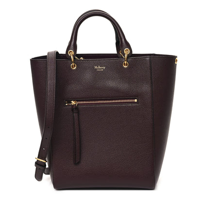 Mulberry Classic Grain Small Maple Tote Oxblood 1 of 9