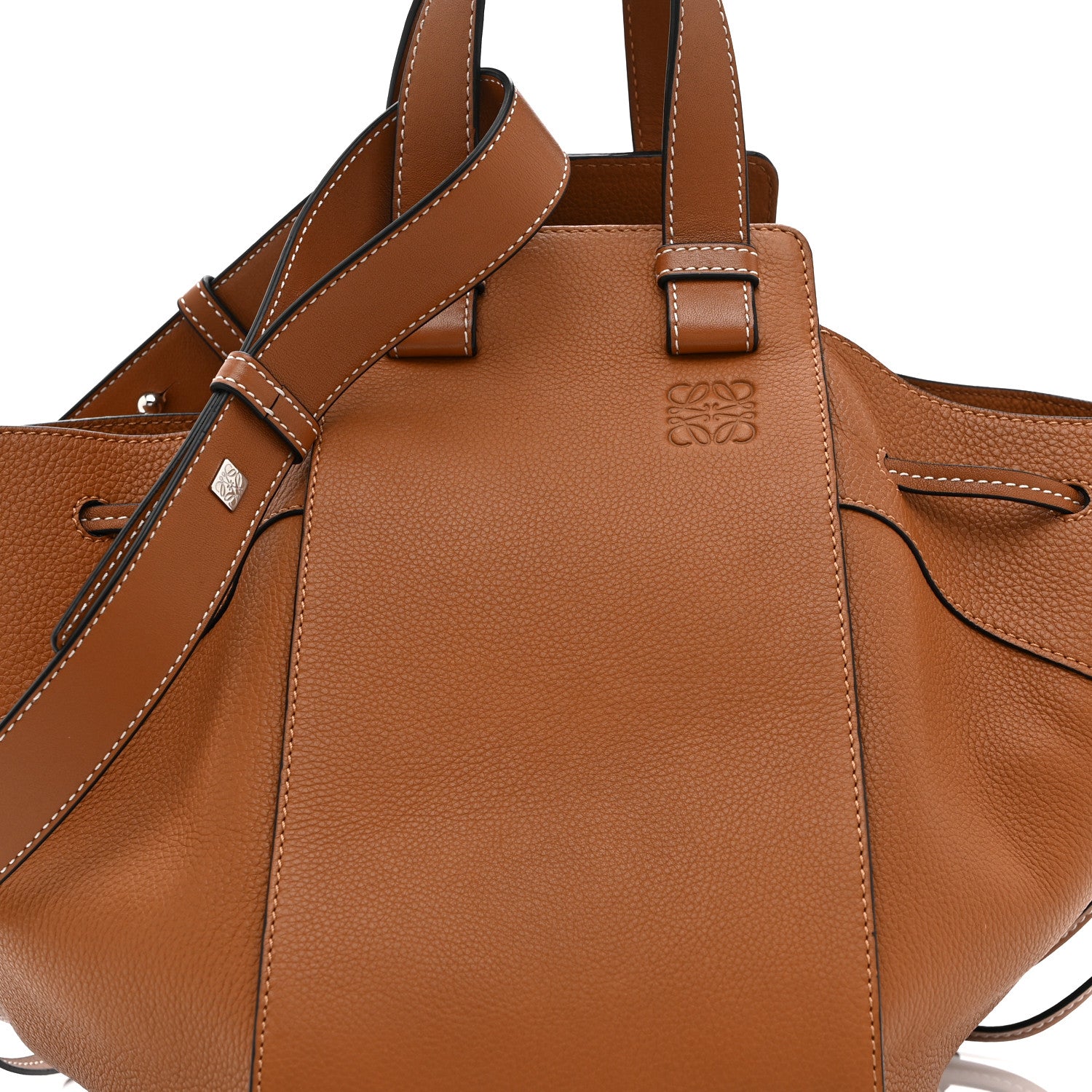Loewe Grained Calfskin Small Hammock Shoulder Bag Tan 8 of 10
