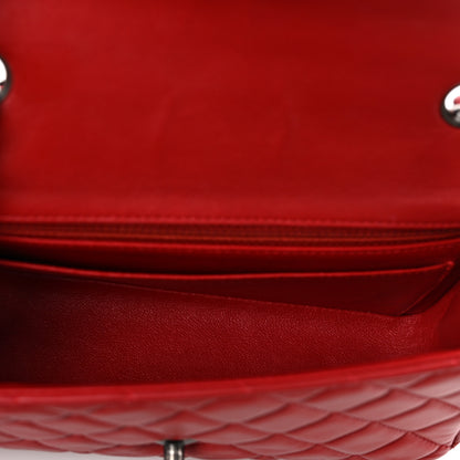 Chanel Lambskin Quilted Mini Rectangular Flap Red 5 of 11