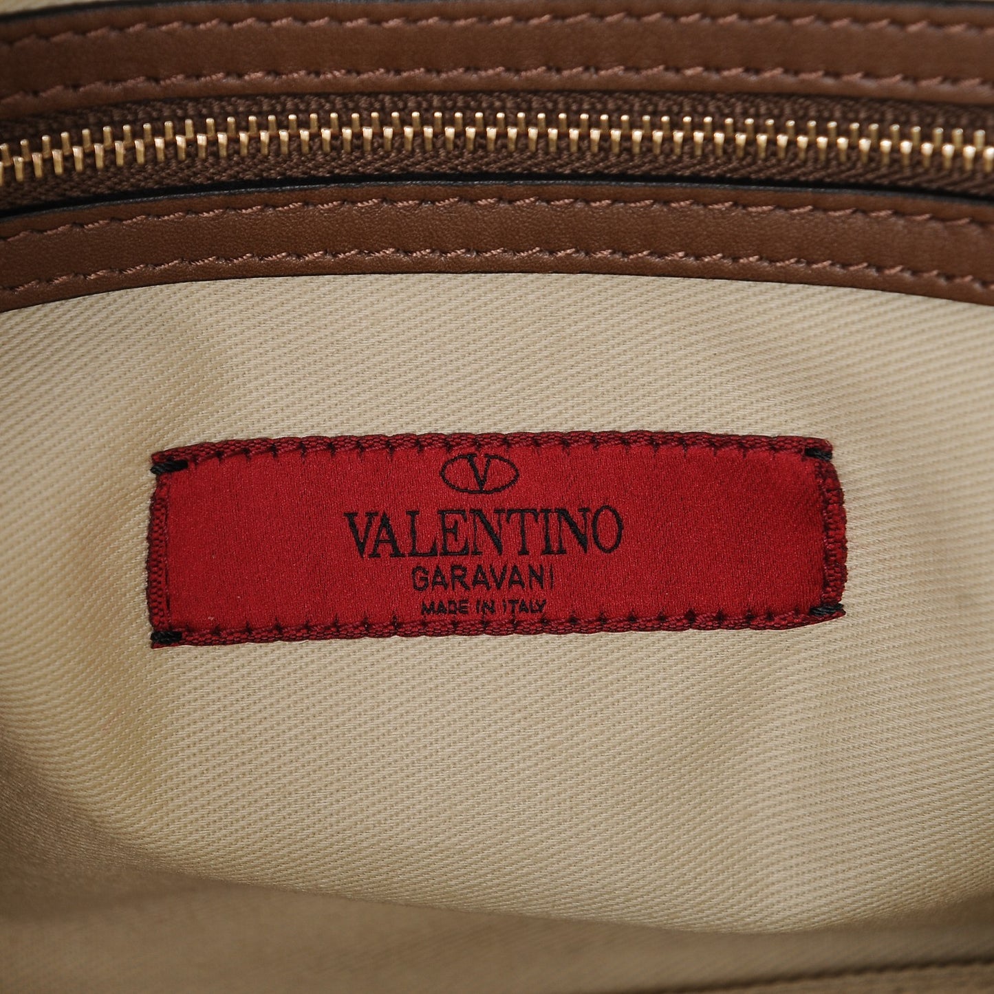 Calf Hair Leopard Print Rockstud Zip Wristlet Pouch Leopard