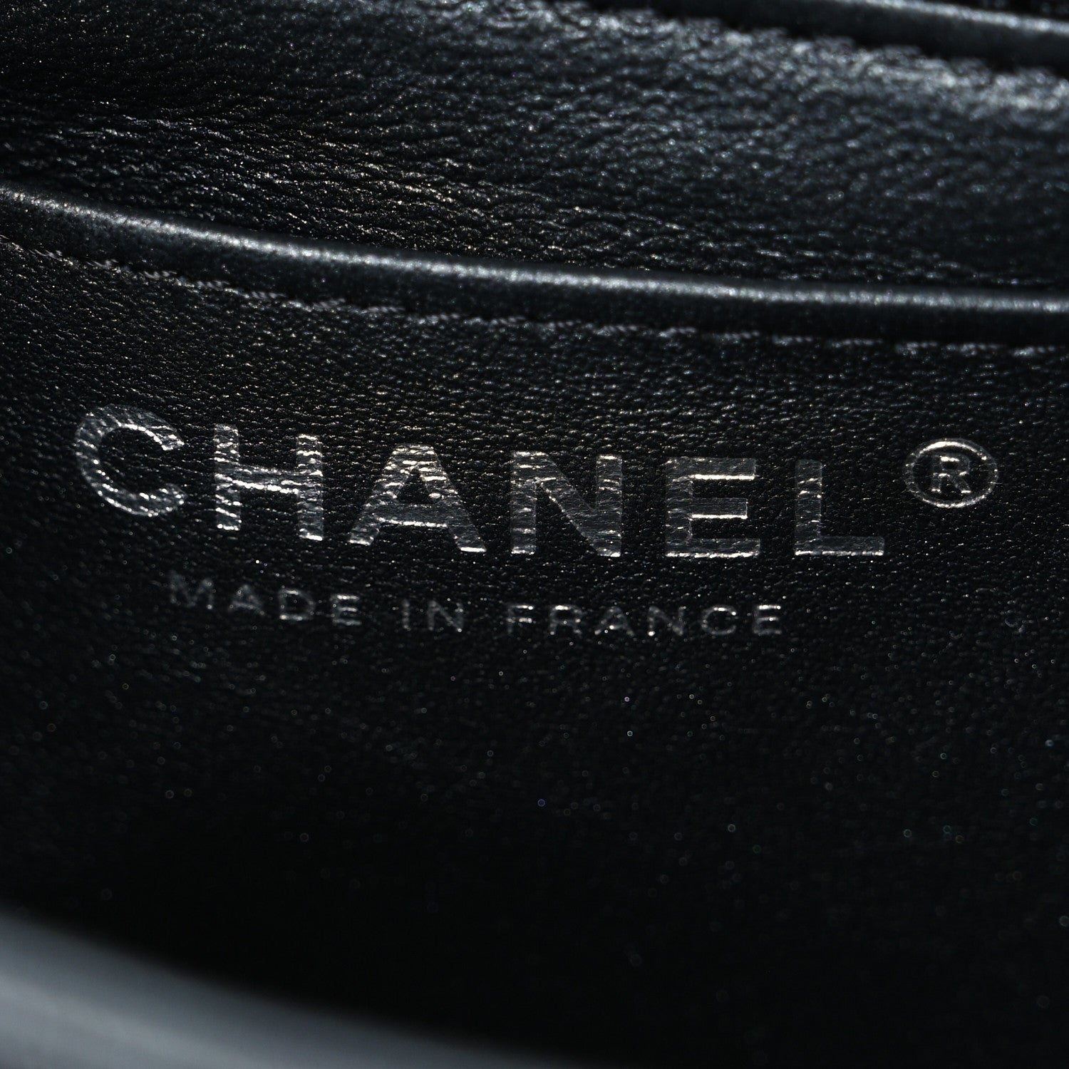 Chanel Pearly Lambskin Quilted Mini Rectangular Flap So Black 6 of 11