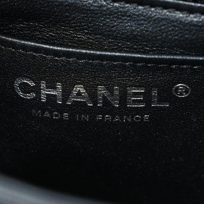 Chanel Pearly Lambskin Quilted Mini Rectangular Flap So Black 6 of 11