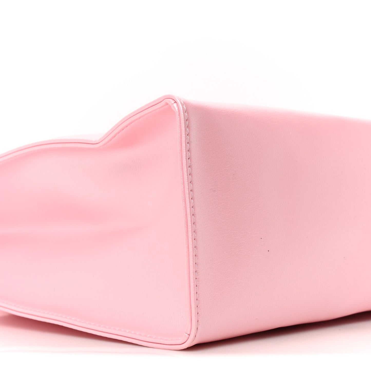 Metallic Vegan Leather Medium Shopping Bag Ballerina
