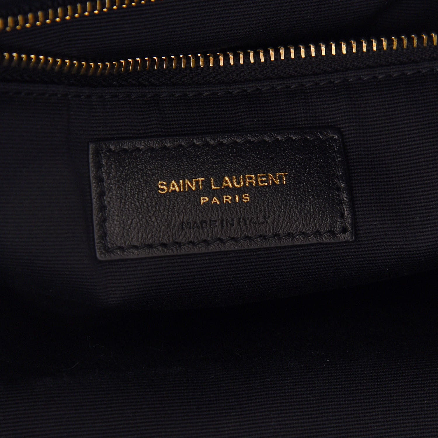 Saint Laurent Lambskin Matelasse Monogram Joe Backpack Black 6 of 8