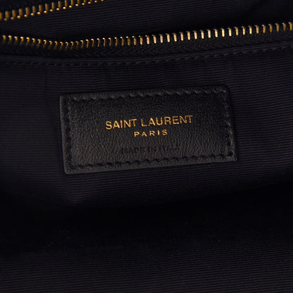Saint Laurent Lambskin Matelasse Monogram Joe Backpack Black 6 of 8