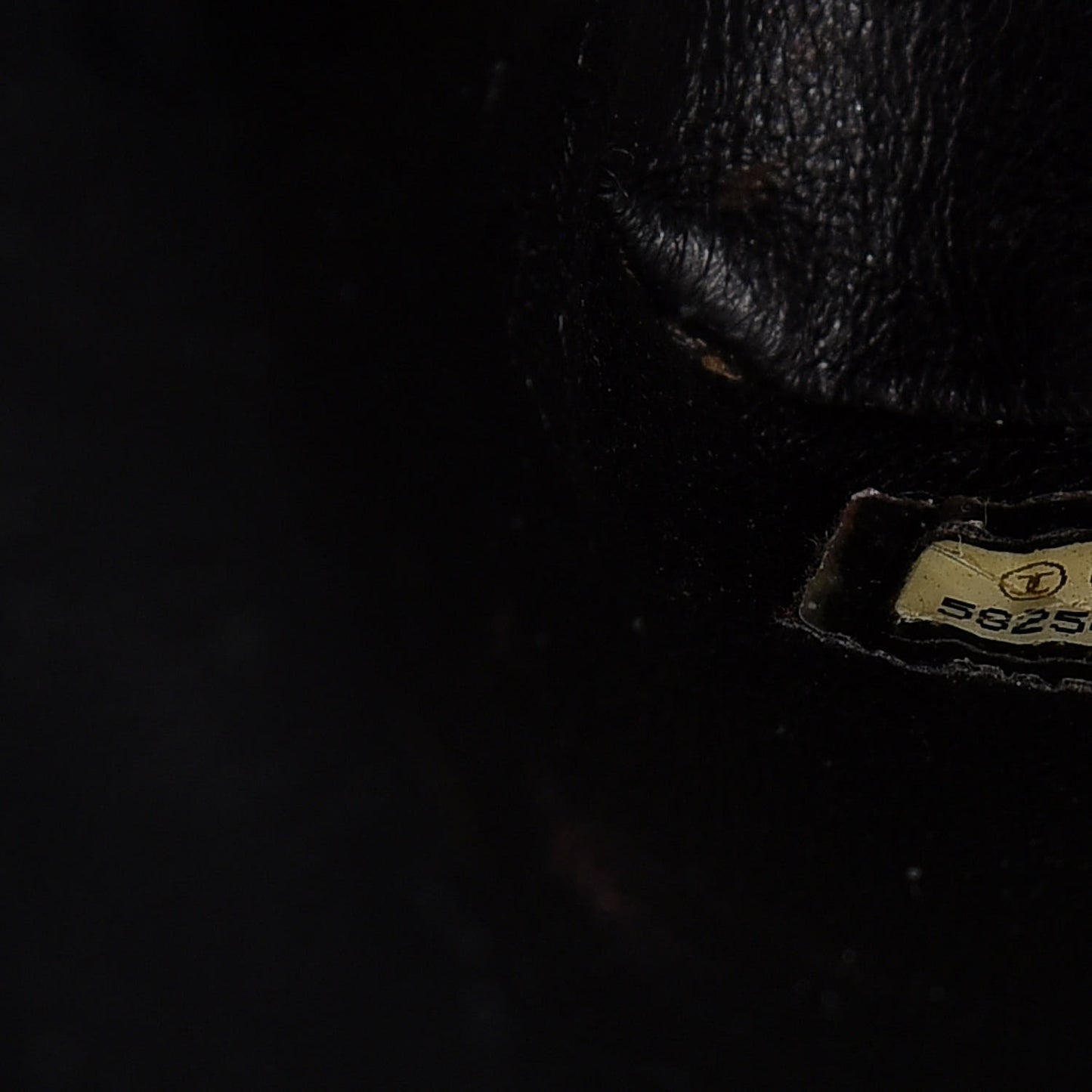 Lambskin Quilted Flap Black