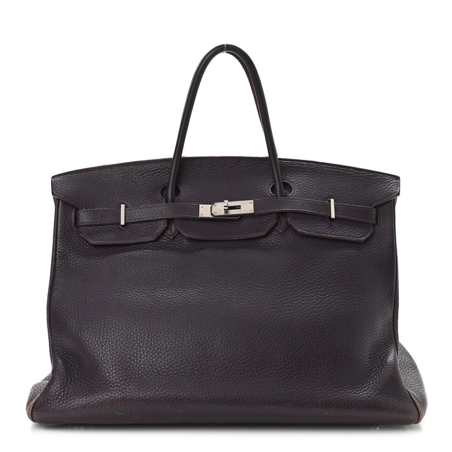 Taurillon Clemence Birkin 40 Raisin
